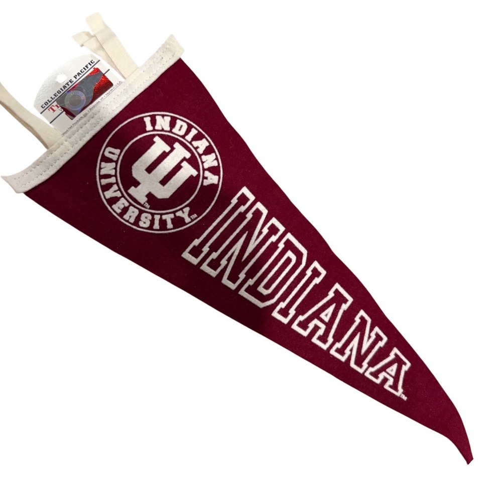 Indiana University Hoosiers Collegiate Pacific Wool Felt Pennant 6x15 Crimson